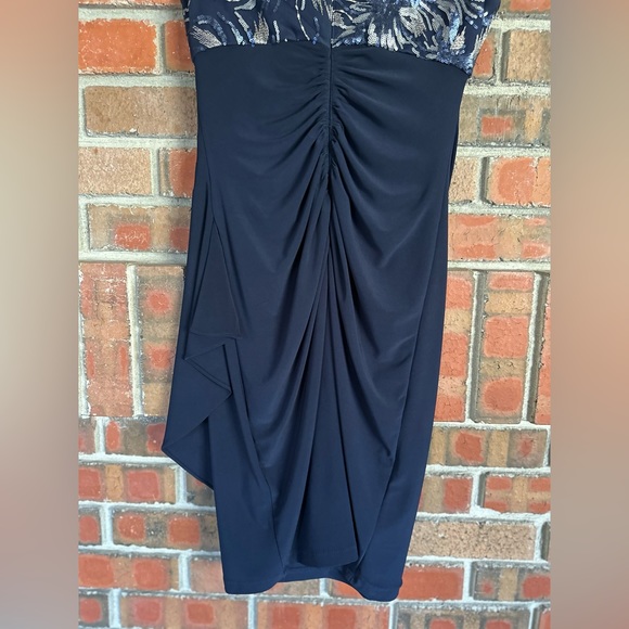 Scarlett Sleeveless Sequin Sheath Dress, size 6, color navy blue - Picture 8 of 11